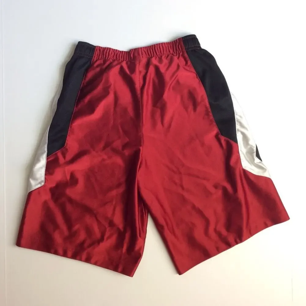 NIKE  Basketball Shorts Boys 8 Red White Black